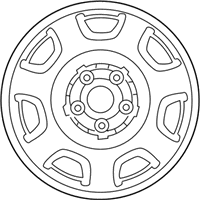 OEM 1996 Toyota RAV4 Wheel, Steel - 42611-42011