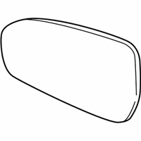 OEM 2019 Ford Fusion Mirror Glass - KS7Z-17K707-C