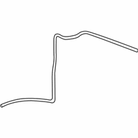 OEM 2003 Lincoln Aviator Washer Hose - 2C5Z-17K605-AA