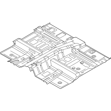 OEM 2022 Hyundai Santa Fe PANEL ASSY-FLOOR, CTR - 65100-CL050