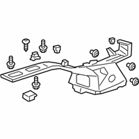 OEM Garnish, L. RR. Pillar *NH836L* (WISTERIA LIGHT GRAY) - 84199-THR-A21ZB