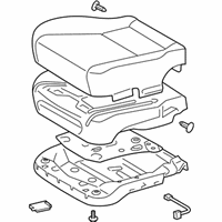 OEM 2010 Lexus LS600h Front Seat Set - 71002-50Y50-A2