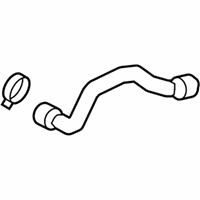 OEM 2013 BMW 750Li Coolant Hose - 17-12-7-619-707