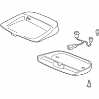 OEM 1994 Acura Integra Light Assembly, High Mount Stop (Graphite Black) - 34270-ST7-A01ZA