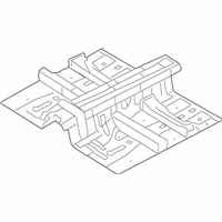 OEM 2012 Hyundai Genesis Floor Pan - 652103M151