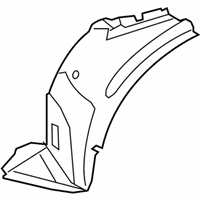 OEM 2012 BMW X5 Cover, Wheel Arch, Frontsection, Front Left - 51-71-7-234-831