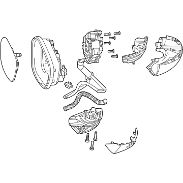 OEM 2022 Honda Civic MIRROR SET, L - 76258-T20-A31