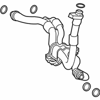 OEM Lexus RC F Hose Sub-Assy, Oil Cooler - 15705-38020