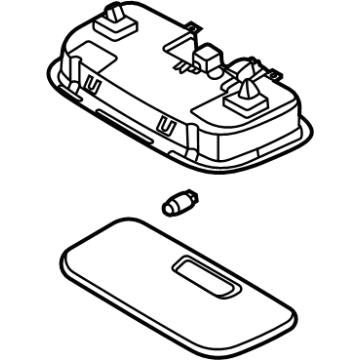 OEM 2022 Hyundai Tucson Room Lamp Assembly - 92850-L1000-MMH