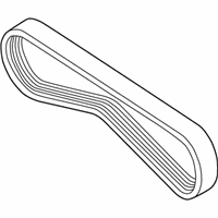OEM 2004 BMW M3 Ribbed V-Belt - 11-28-1-437-450