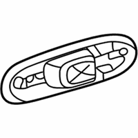OEM 2002 Lexus LX470 Front Door Outside Handle Assembly, Right - 69210-60071-J1