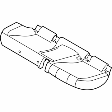 OEM 2020 BMW 840i Gran Coupe FOAM SECTION, SEAT - 52-20-7-444-770