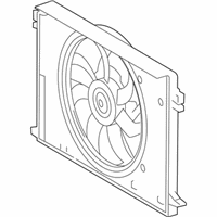 OEM 2019 Toyota RAV4 Fan Module - 16360-F0060