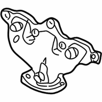 OEM 2002 Honda Accord Manifold Assembly, Front Exhuast - 18000-P8E-A00