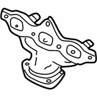 OEM 1999 Acura TL Manifold Assembly, Rear Exhaust - 18010-P8A-A01