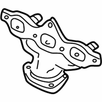 OEM 1999 Honda Accord Manifold Assembly, Rear Exhuast - 18010-P8A-A01