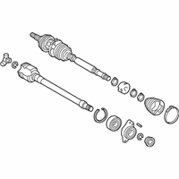 OEM 2022 Toyota Camry Axle Assembly - 43410-06A80