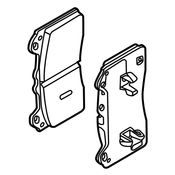 OEM 2022 Ford Mustang Mach-E KIT - BRAKE LINING - LJ9Z-2001-A