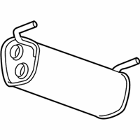 OEM 2013 Chevrolet Cruze Rear Muffler - 13343364