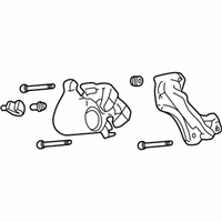 OEM 2005 Infiniti Q45 CALIPER Assembly-Rear RH, W/O Pads Or SHIMS - 44001-AR00B