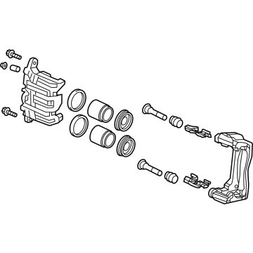 OEM 2022 Acura TLX Caliper Sub-Assembly - 45018-TGV-A00