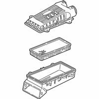 OEM 1995 Ford E-150 Econoline Club Wagon Air Filter Box - F4UZ9600C