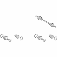 OEM Ford Transit Connect Axle Assembly - KV6Z-3B437-F