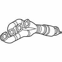 OEM BMW 740iL Exchange. Exhaust Manifold With Catalyst - 11-62-1-437-495