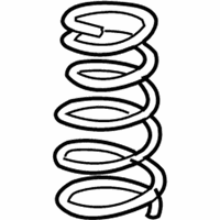 OEM 2003 Honda Civic Spring, Rear (Showa) - 52441-S5T-A03