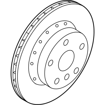 OEM 2022 BMW 330e xDrive BRAKE DISC VENTIL.W.PUNCHED - 34-20-6-896-228