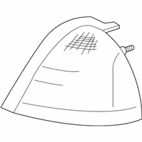 OEM Mercury Tail Lamp Assembly - 8W3Z-13404-A
