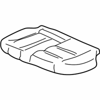 OEM 2004 Acura MDX Pad, Driver Side Middle Seat Cushion - 81732-S3V-A12