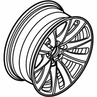 OEM 2008 BMW M5 Alloy Rim, Forged - 36-11-6-777-351