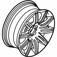 OEM 2008 BMW M5 Light Alloy Rim - 36-11-7-897-260