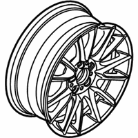 OEM 2008 BMW M5 Light Alloy Rim - 36-11-8-037-353