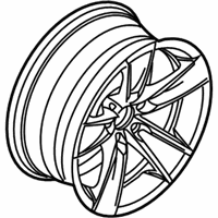 OEM 2008 BMW M5 Light Alloy Rim - 36-11-6-777-347