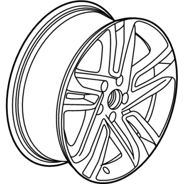 OEM 2022 Chevrolet Trailblazer Wheel, Alloy - 60002022