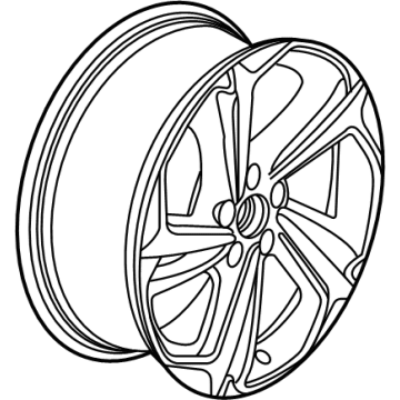 OEM 2022 Chevrolet Trailblazer Wheel, Alloy - 42506149