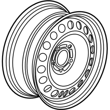OEM 2021 Chevrolet Trailblazer Wheel, Steel - 42481737