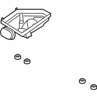 OEM 2007 BMW X5 Intake Silencer, Bottom - 13-71-7-558-727