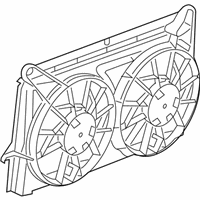 OEM Chevrolet Silverado 1500 Classic Shroud Kit, Engine Electric Coolant Fan - 89023365