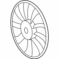 OEM 2018 Toyota Prius Prime Fan Blade - 16361-37110