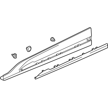 OEM Chevrolet Bolt EUV Lower Molding - 42786083