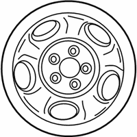 OEM 1994 Dodge Ram 1500 Steel Wheel - 52057939AC