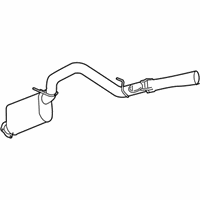 OEM 2010 Chevrolet Silverado 3500 HD Exhaust Muffler Assembly (W/ Exhaust Pipes & Exhaust Cooler) - 25995867