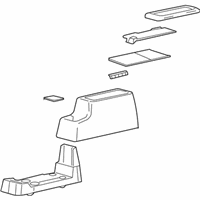 OEM Mercury Console Assembly - 3F2Z-17045A36-CAC