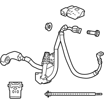 OEM Honda Civic CABLE ASSY-, STARTER - 32410-3K0-H00