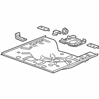 OEM 2015 Chevrolet Volt Rear Floor Pan - 22808191