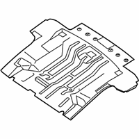 OEM 2011 Nissan Xterra Floor-Rear, Rear - 74514-EA030