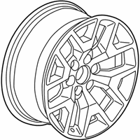 OEM GMC Sierra 1500 Wheel, Alloy - 22837233